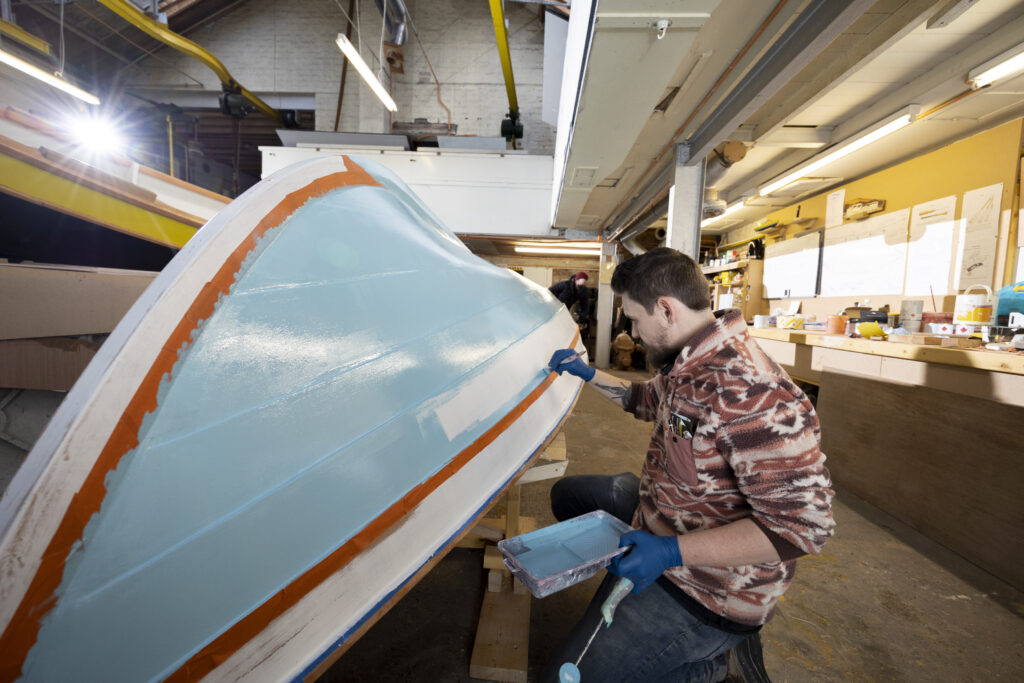 Skiffbuilding at the Skylark Boatbuilding Workshop