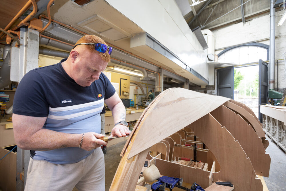 Skiffbuilding at the Skylark Boatbuilding Workshop